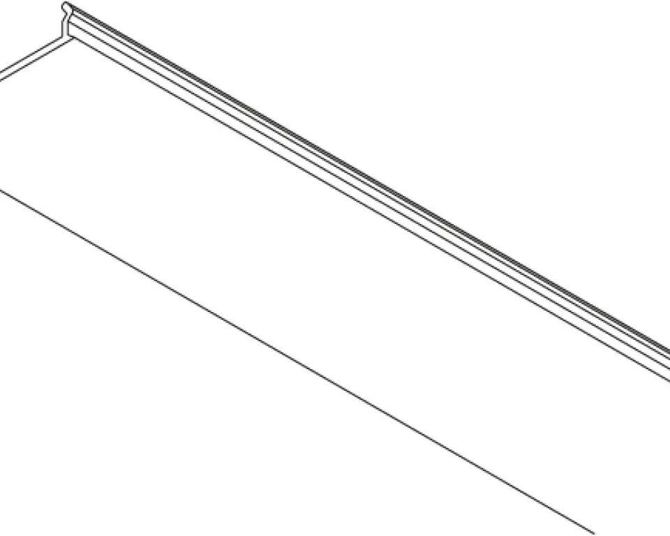TRACK 48V TRIMLESS ST5 - PLASTER INSTALLATION GUARD