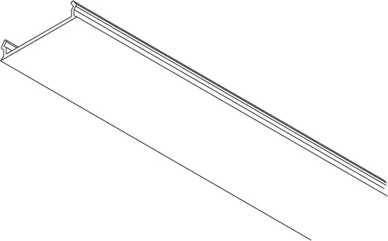 TRACK 48V TRIMLESS ST5 - PLASTER INSTALLATION GUARD