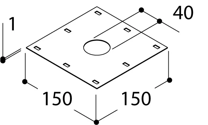 MICRO HELAX FRAME FOR PLASTER